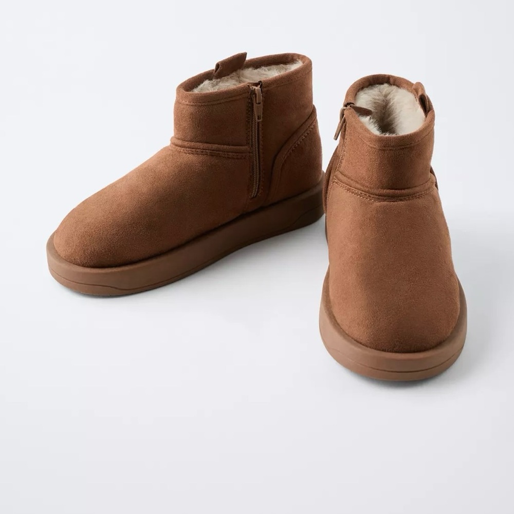 Girls Fur Effect Zara Boot - Picture 3 of 12